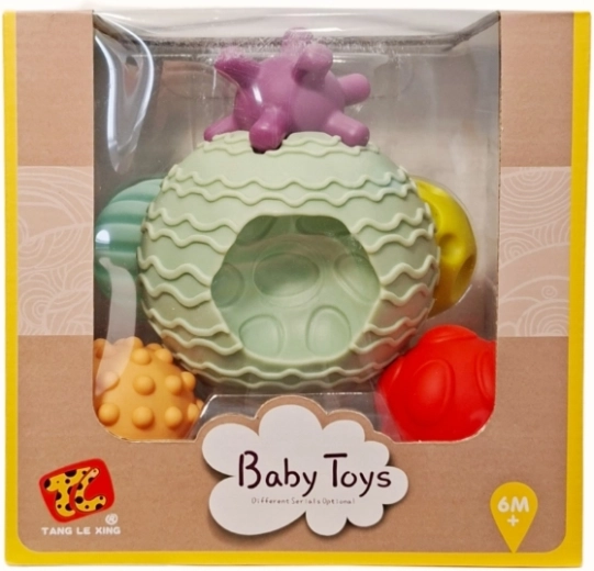Sensory vinyl balls for babies