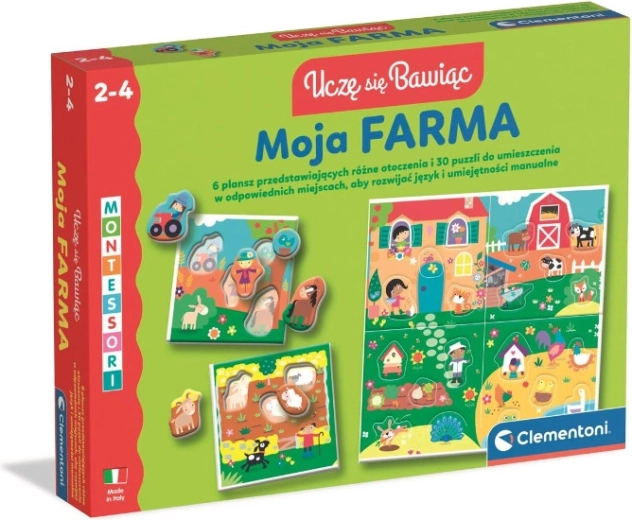 Clementoni Moja farma – interaktivni obrazovni set za djecu