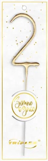 Prapirnica broj 2, 16,5 cm, zlatna