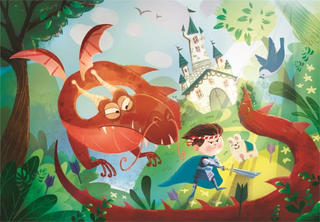 Clementoni Slagalica Zmaj i vitez 180 dijelova