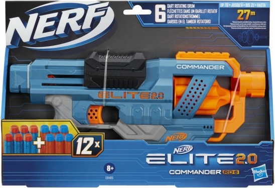 NERF Elite 2.0 Commander RD-6 blaster sa strelicama