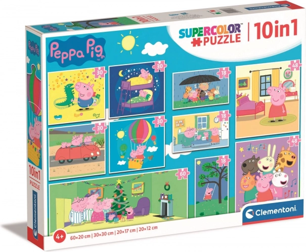 Puzzle Peppa Pig 10 u 1 od Clementoni