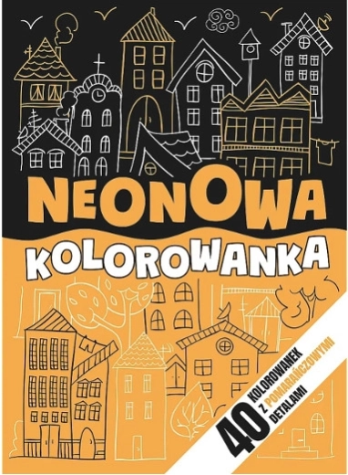 Neon Coloring Book – Orange
