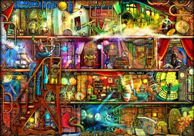 Bluebird puzzle Fantastično putovanje 2000 dijelova
