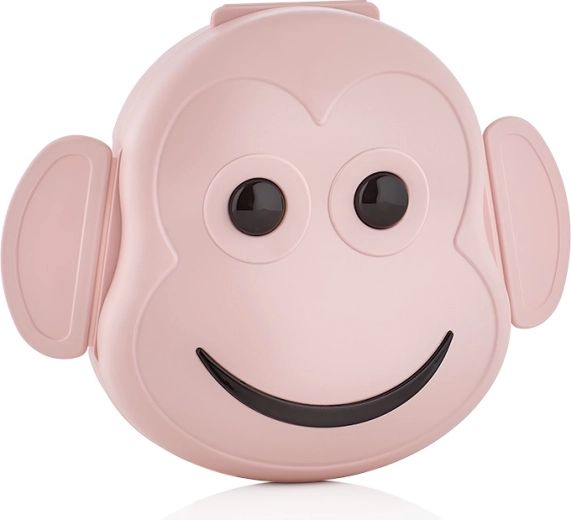 Plastična kutija za užinu s motivom majmunčića 15,5 × 18 × 9 cm