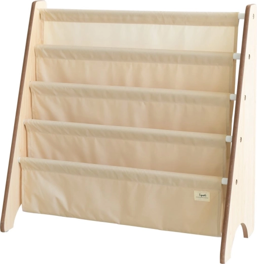 3 Sprouts stalak za knjige recycled solid/beige