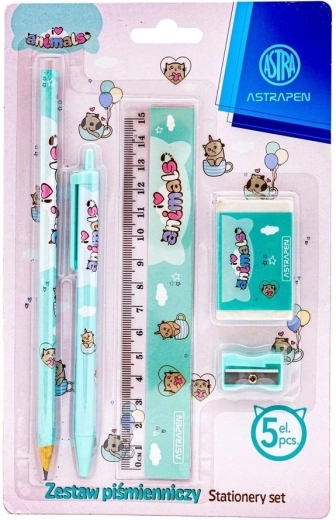 Astra pisaći set Pixel Animal, 5 kom