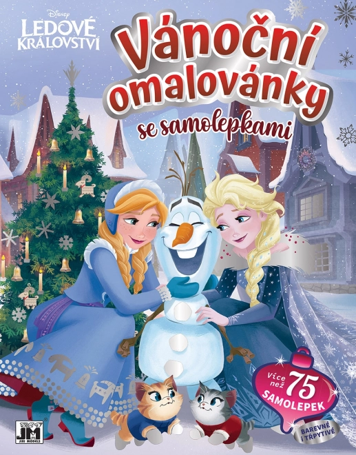Božićna bojanka sa naljepnicama FROZEN – Ledeno kraljevstvo