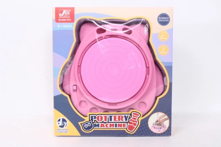 Dječji lončarski kotač na baterije – kreativni set