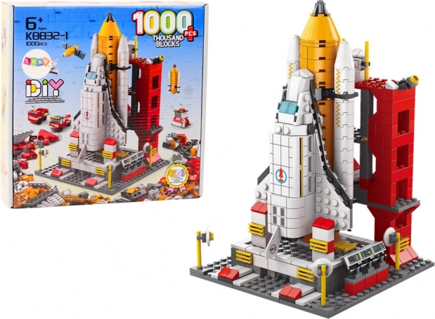 Konstruktorske kocke Svemirska Raketa 6u1 1000 kom