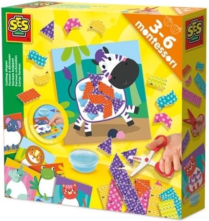 SES Creative Montessori izrezivanje oblika