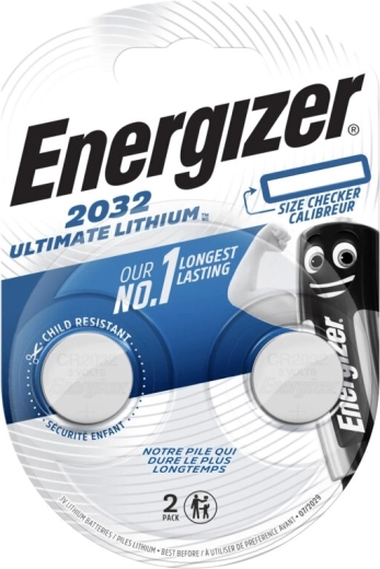 Energizer Ultimate Lithium CR2032 gumb baterije 2 kom