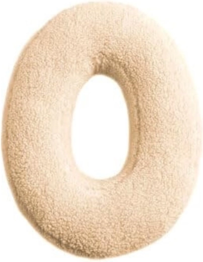 Mealini plush letter O cream - 1 piece