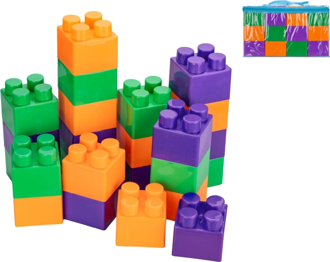 Građevne kocke 9 cm, 24 kom u torbi