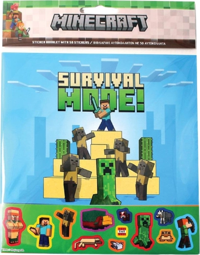 Minecraft Sticker Album – 50 Stickers