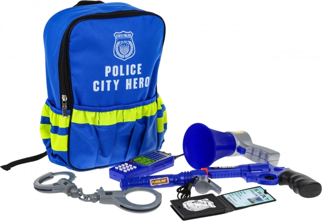 Oprema za malog policajca u ruksaku - policijski set