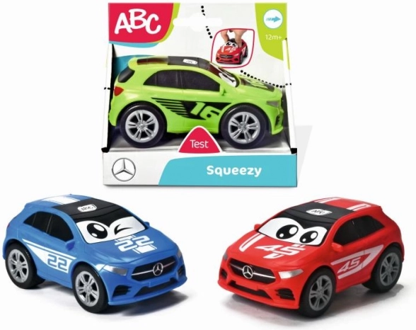 Stiskljivo autiće MERCEDES ABC, 11 cm – 3 boje