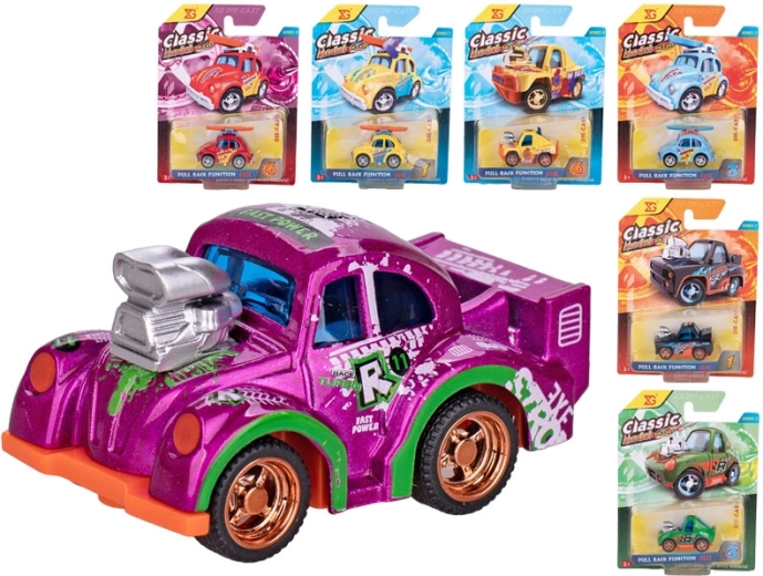 Sportski metalni autić sa povratnim pogonom 5 cm