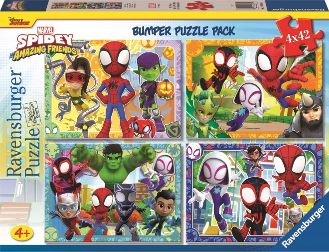 Ravensburger puzzle Spidey i njegovi čudesni prijatelji 4x42 komada