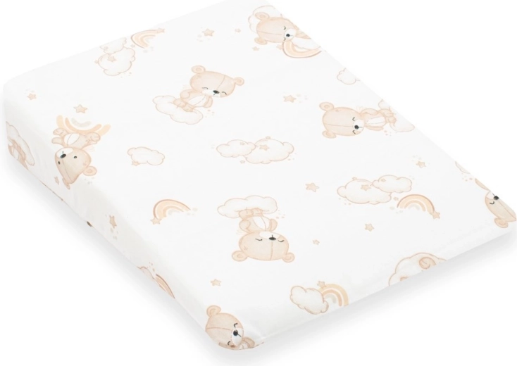 Navlaka za dječji jastuk – klin New Baby BASIC 30×37 cm, bež medo