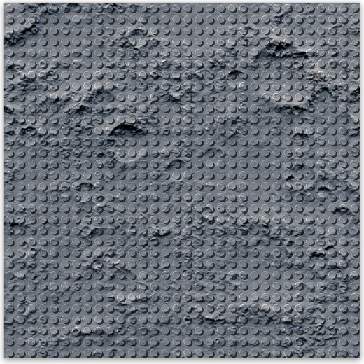 Dizajnerska podloga za gradnju Mjesečev krajolik 25,5 x 25,5 cm