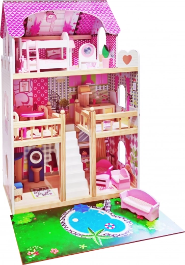 Drvena kućica za lutke