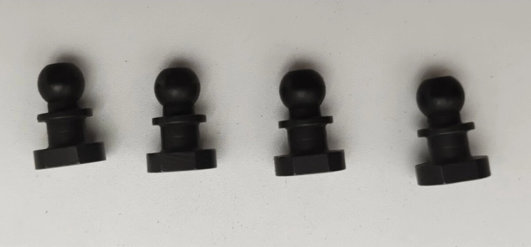 Joint end for shock absorber mount LI-G E, 2 pieces