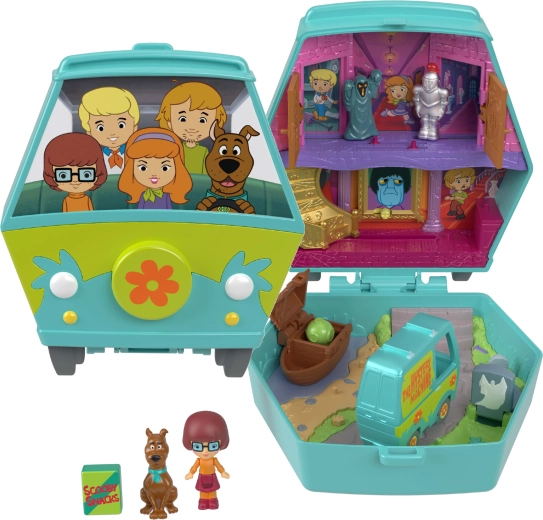 Polly Pocket kompaktni igraći set SCOOBY-DOO s figuricama i dodacima