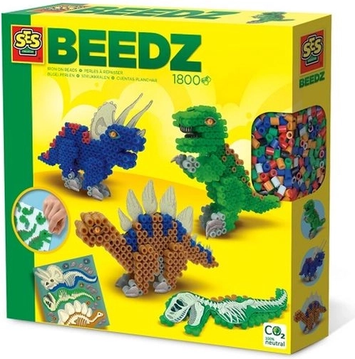 SES Creative Beedz perlice za peglanje dinosauri 3D