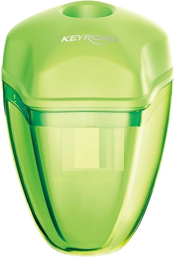 KEYROAD Star Sharpener with Container, Green