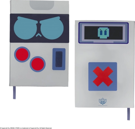 Brawl Stars tvrde korice za blok 8‑bit