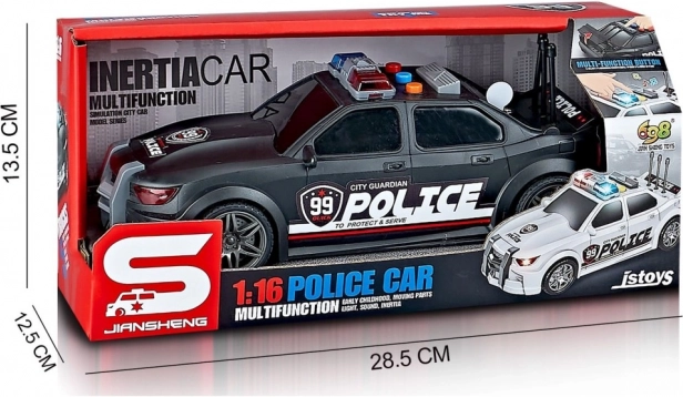 policijski auto sa svjetlosnim i zvučnim efektima