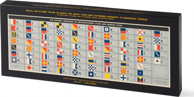Galison panoramska slagalica Važna poruka 1000 dijelova