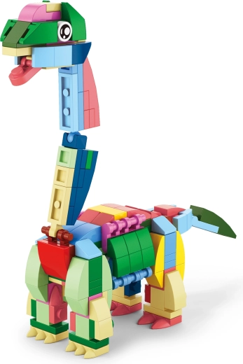 Konstrukcijski set dinosauri 12 u 1 – kreativni set kompatibilan s drugim kockama