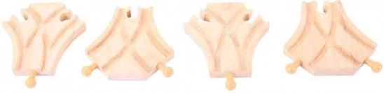 Velika serija željezničkih simetričnih skretnica 4 kom