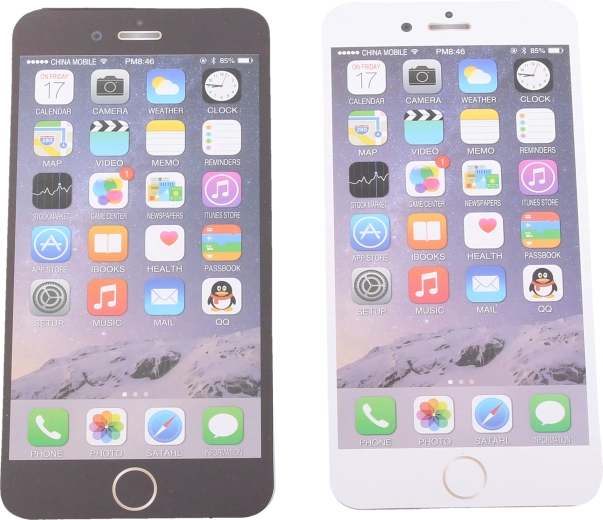 Karirana bilježnica u obliku iPhonea