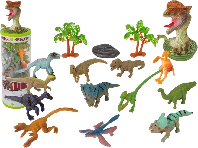 Set figurica dinosaura u tubi – 12 kom s dodacima