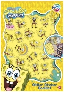 Naljepnički album SpongeBob – šljokičaste naljepnice (8 listova)