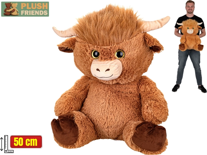 Plush Friends škotsko visinsko govedo plišana igračka 50 cm sjedeća
