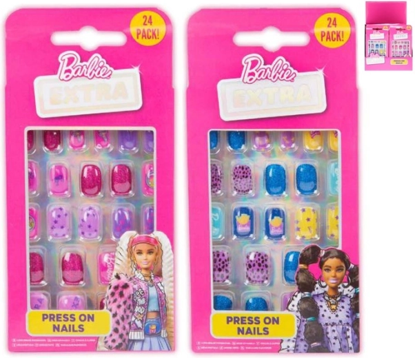 Set samoljepljivih noktića BARBIE za djecu