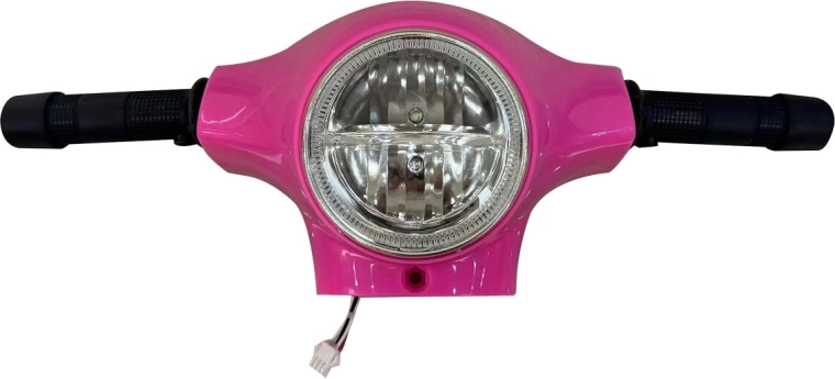 Pink Vespa Mini Children's Ride-On Scooter with Handlebars