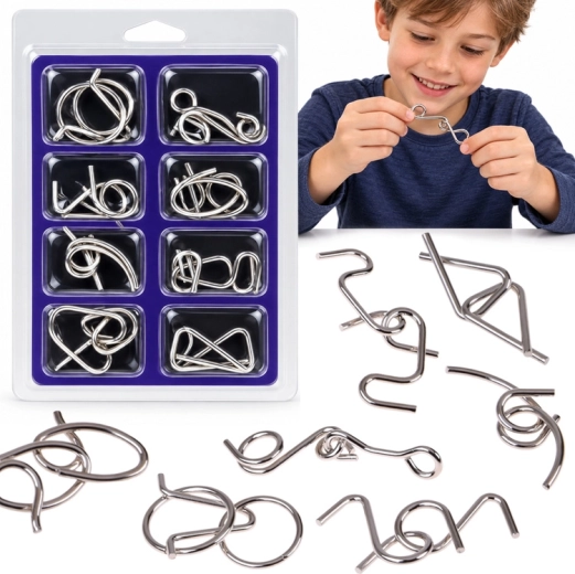 Set od 8 metalnih zagonetki