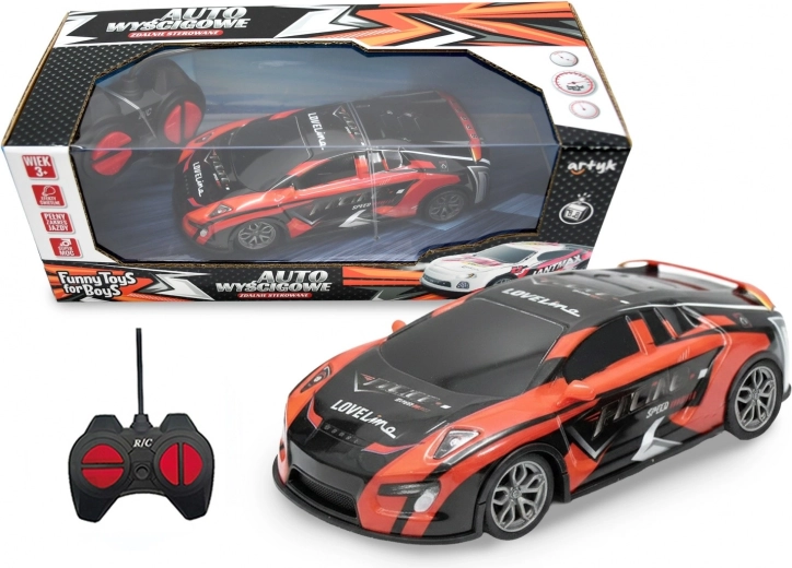 Auto na daljinsko upravljanje s punim rasponom vožnje i prednjim svjetlima