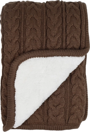 VINTER & BLOOM Cuddly Chocolate Chip blanket