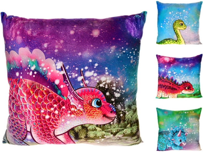 Plišani jastučić baby dinosaurus 45 × 45 cm - 1 komad