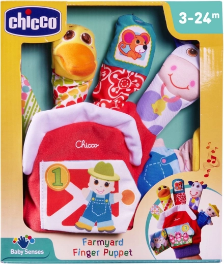 Chicco hand puppet Farm with sounds 3m+