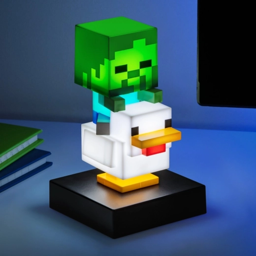Minecraft Icon Light – Chicken Jockey lampica