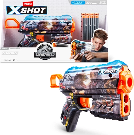 X-SHOT Jurski svijet Skins Series 1 pištolj s vodenim streljivom (8 kom)