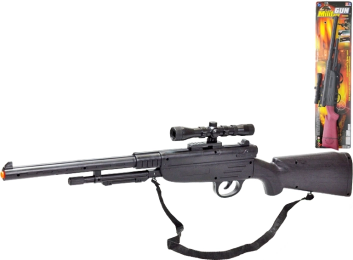 Dječja klepetava puška 67 cm – plastična igračka za male avanturiste