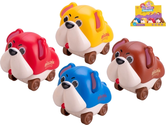Interaktivni plastični psić 7,5 cm – vozeća igračka za djecu